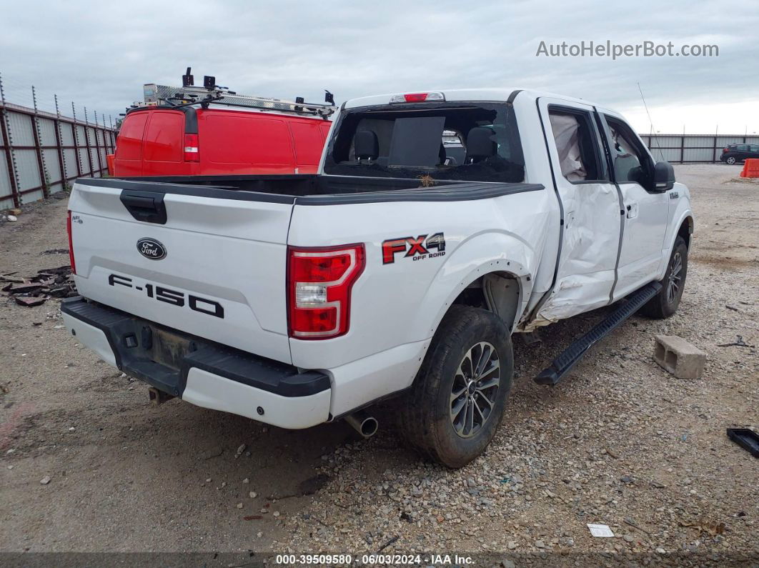 2019 Ford F-150 Xlt White vin: 1FTEW1E53KKE44656