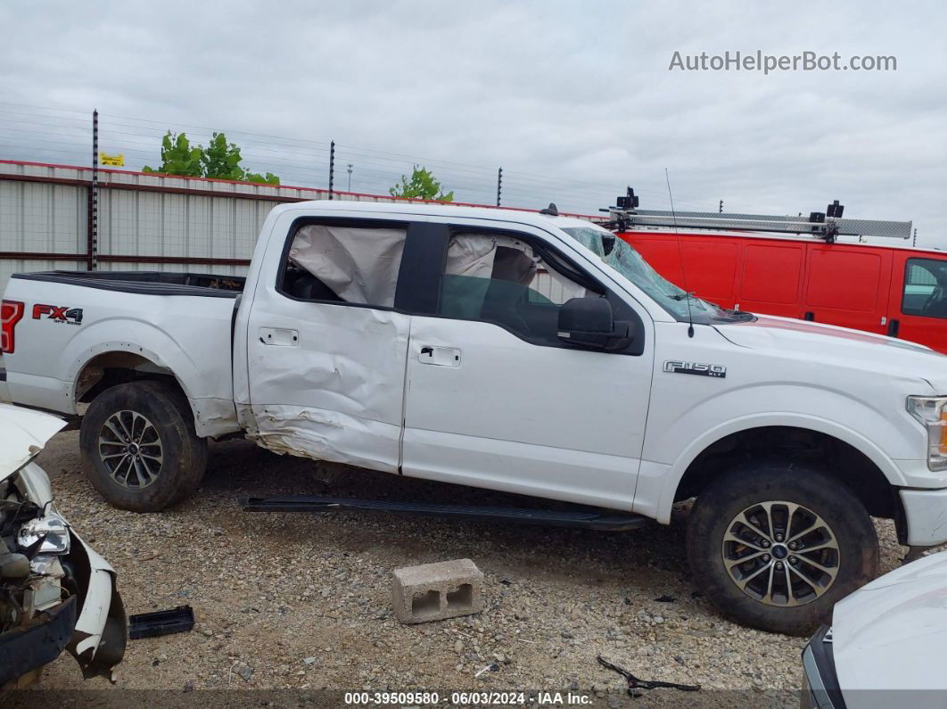 2019 Ford F-150 Xlt White vin: 1FTEW1E53KKE44656