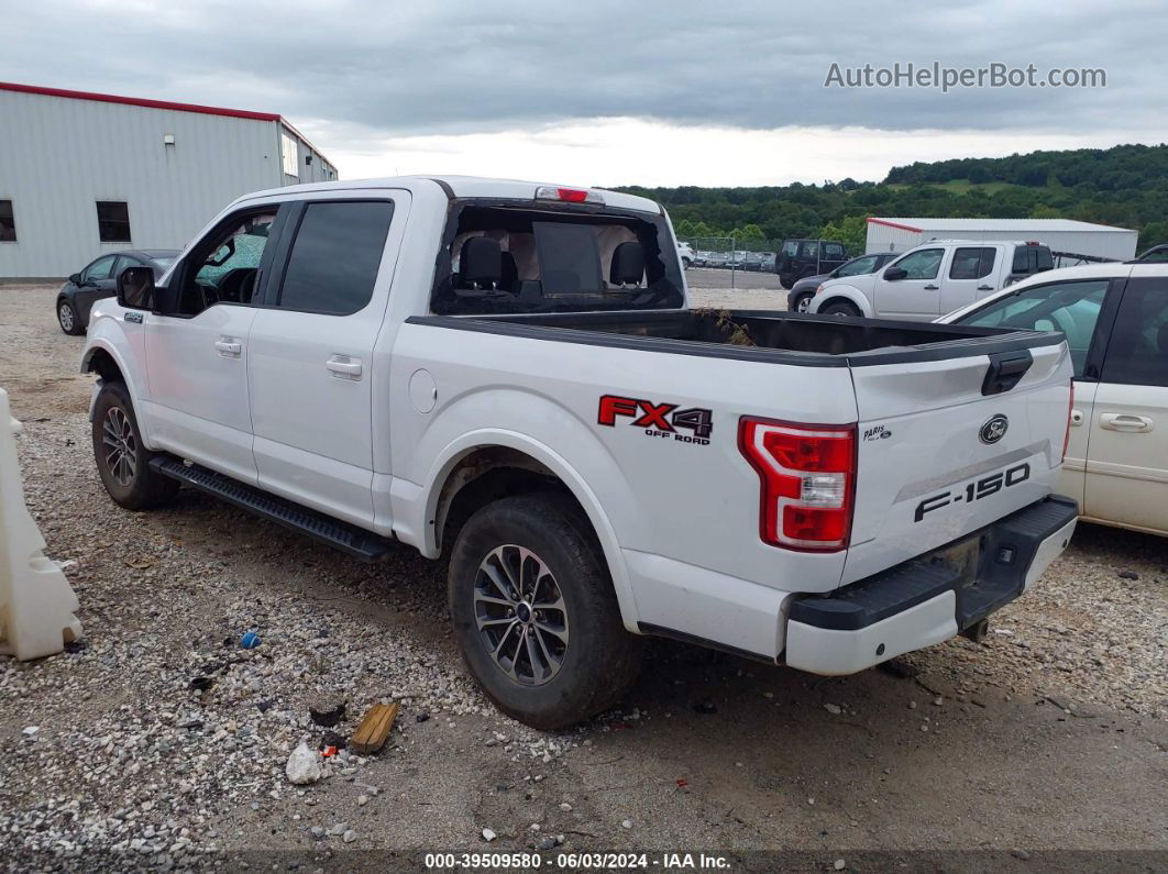 2019 Ford F-150 Xlt White vin: 1FTEW1E53KKE44656