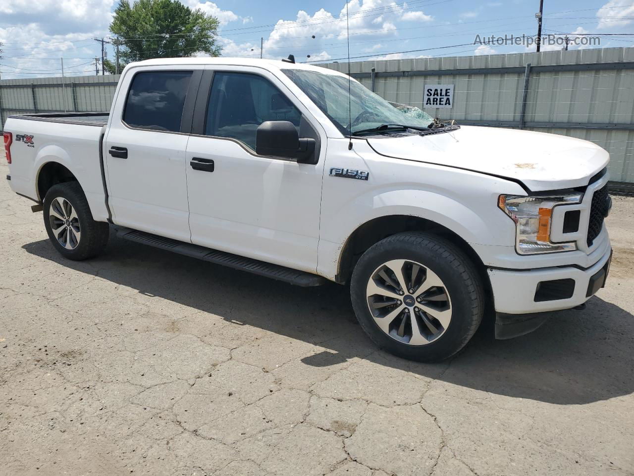 2020 Ford F150 Supercrew White vin: 1FTEW1E53LKD23885