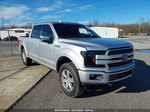 2018 Ford F-150 Platinum Silver vin: 1FTEW1E54JFC98663