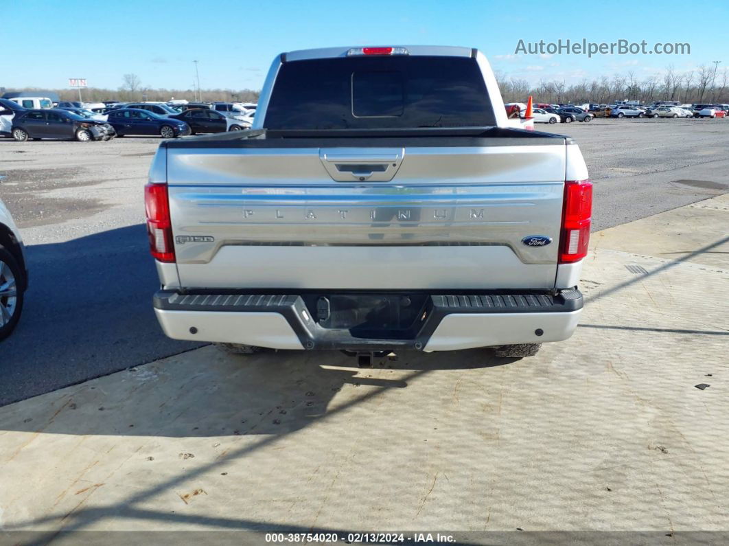 2018 Ford F-150 Platinum Silver vin: 1FTEW1E54JFC98663