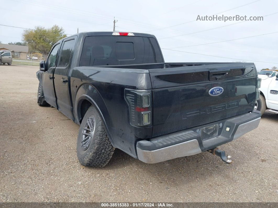 2019 Ford F-150 Lariat Black vin: 1FTEW1E54KFA20590