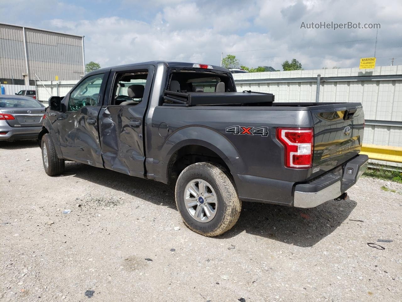 2019 Ford F150 Supercrew Gray vin: 1FTEW1E54KFA67019