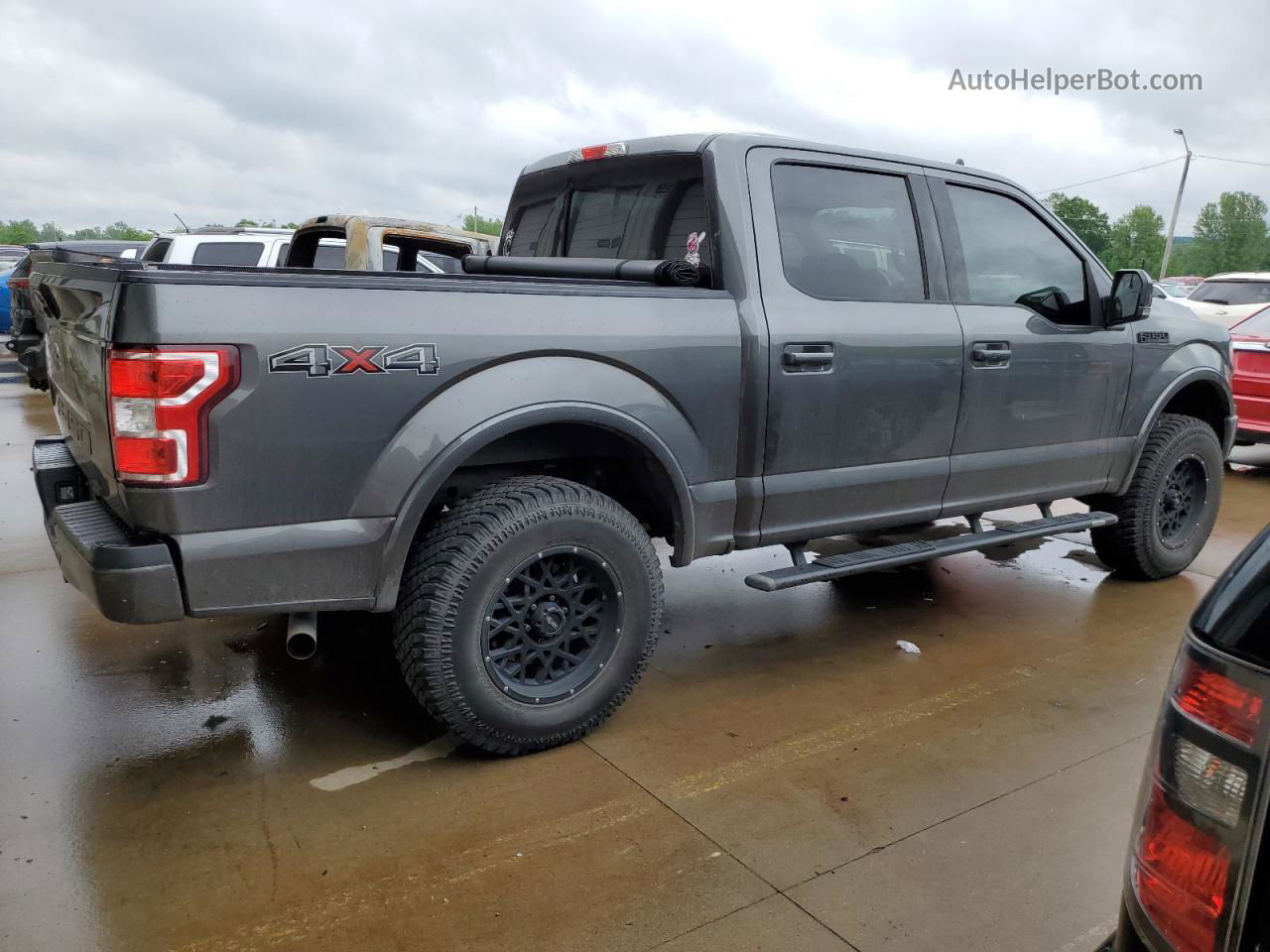 2019 Ford F150 Supercrew Gray vin: 1FTEW1E54KFB48456