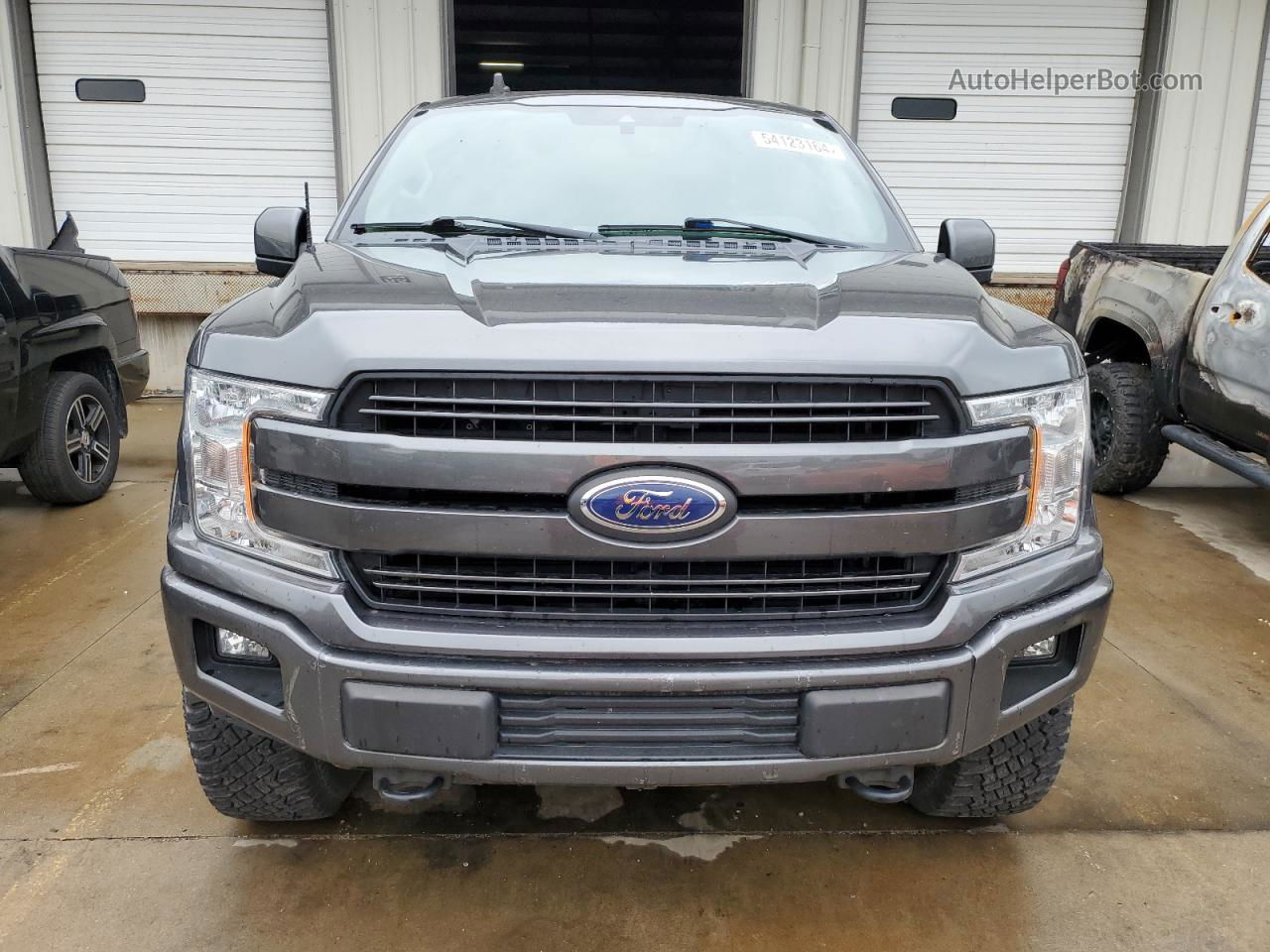 2019 Ford F150 Supercrew Gray vin: 1FTEW1E54KFB48456