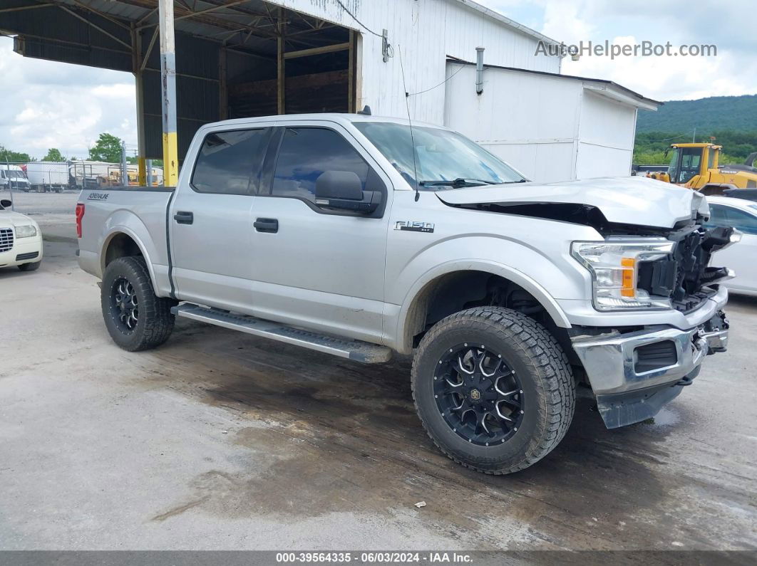 2019 Ford F-150 Xlt Silver vin: 1FTEW1E54KFC09594