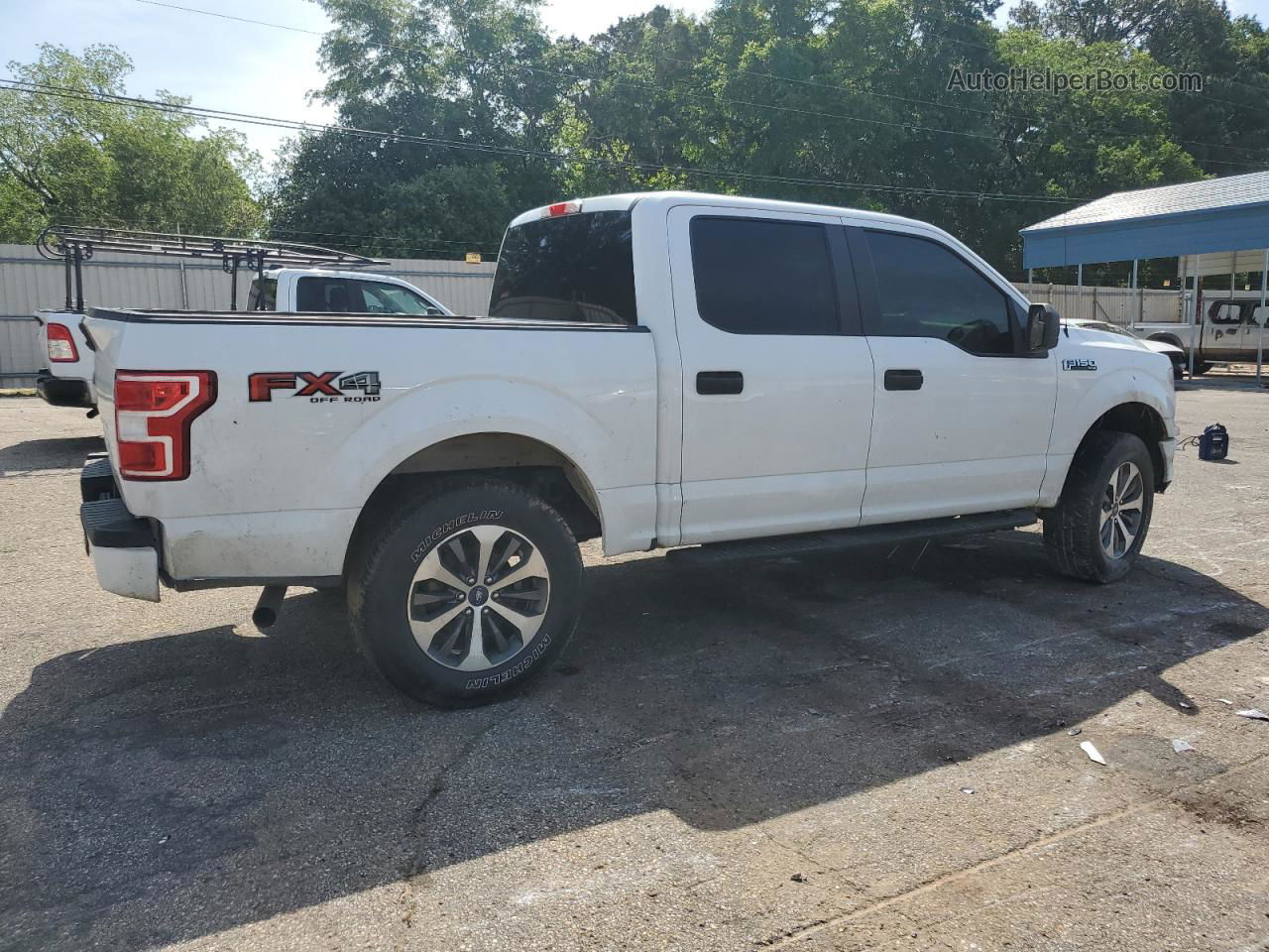 2019 Ford F150 Supercrew White vin: 1FTEW1E54KFD16788