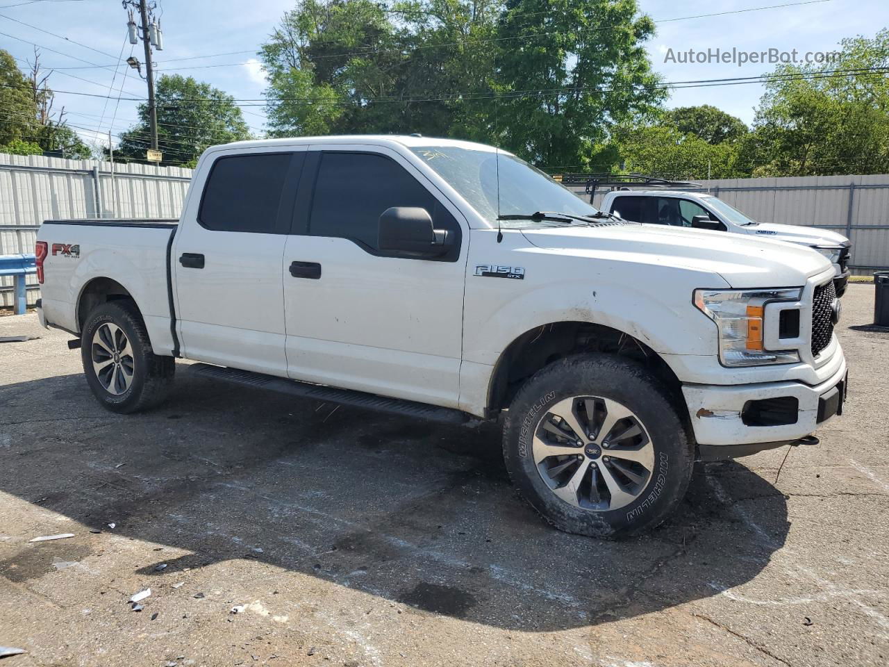 2019 Ford F150 Supercrew White vin: 1FTEW1E54KFD16788