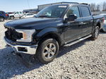 2018 Ford F150 Supercrew Black vin: 1FTEW1E55JFA51829