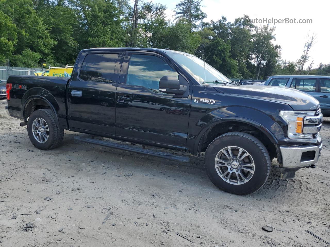 2018 Ford F150 Supercrew Black vin: 1FTEW1E55JFB32085