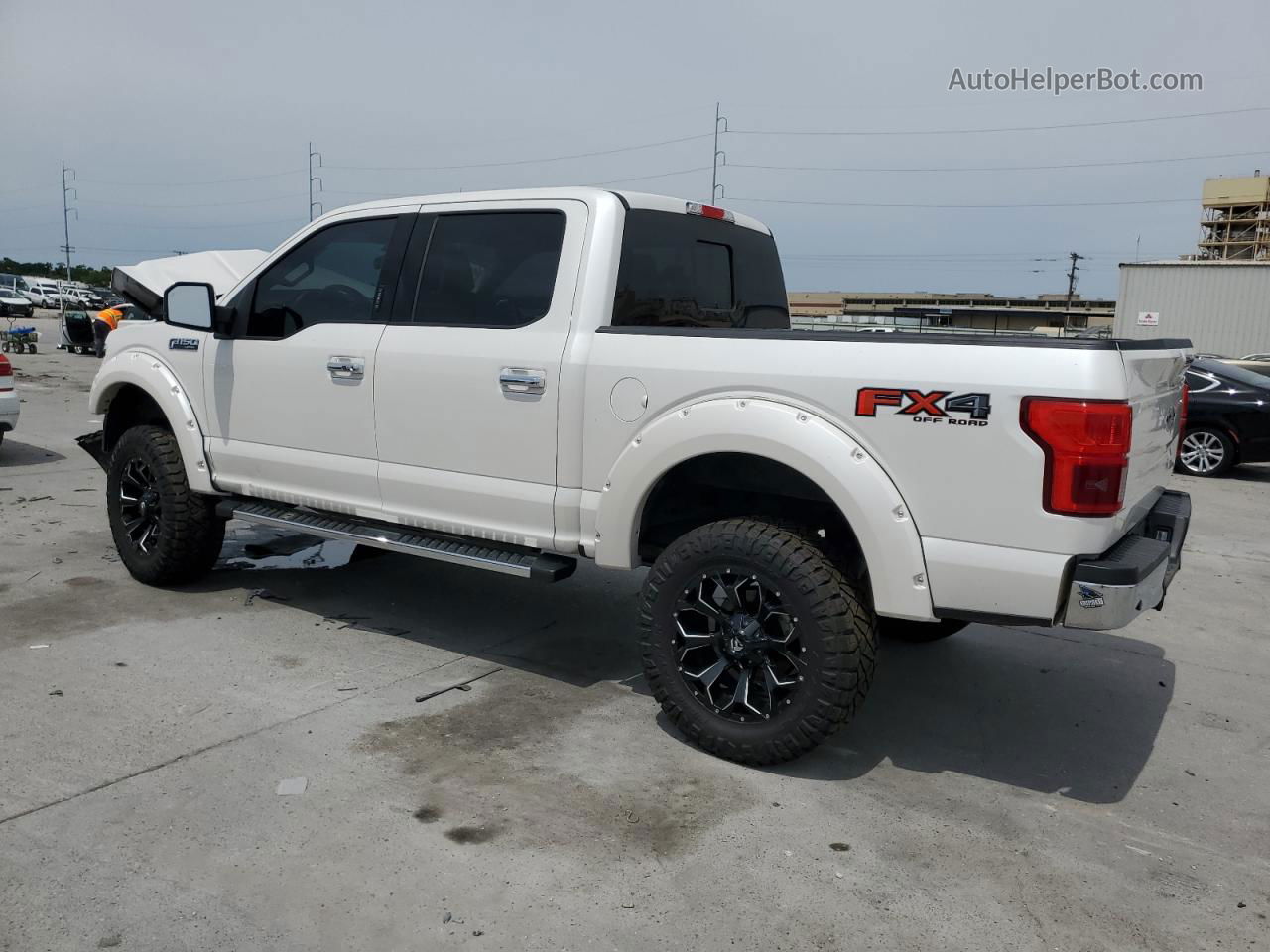 2018 Ford F150 Supercrew White vin: 1FTEW1E55JFC11014