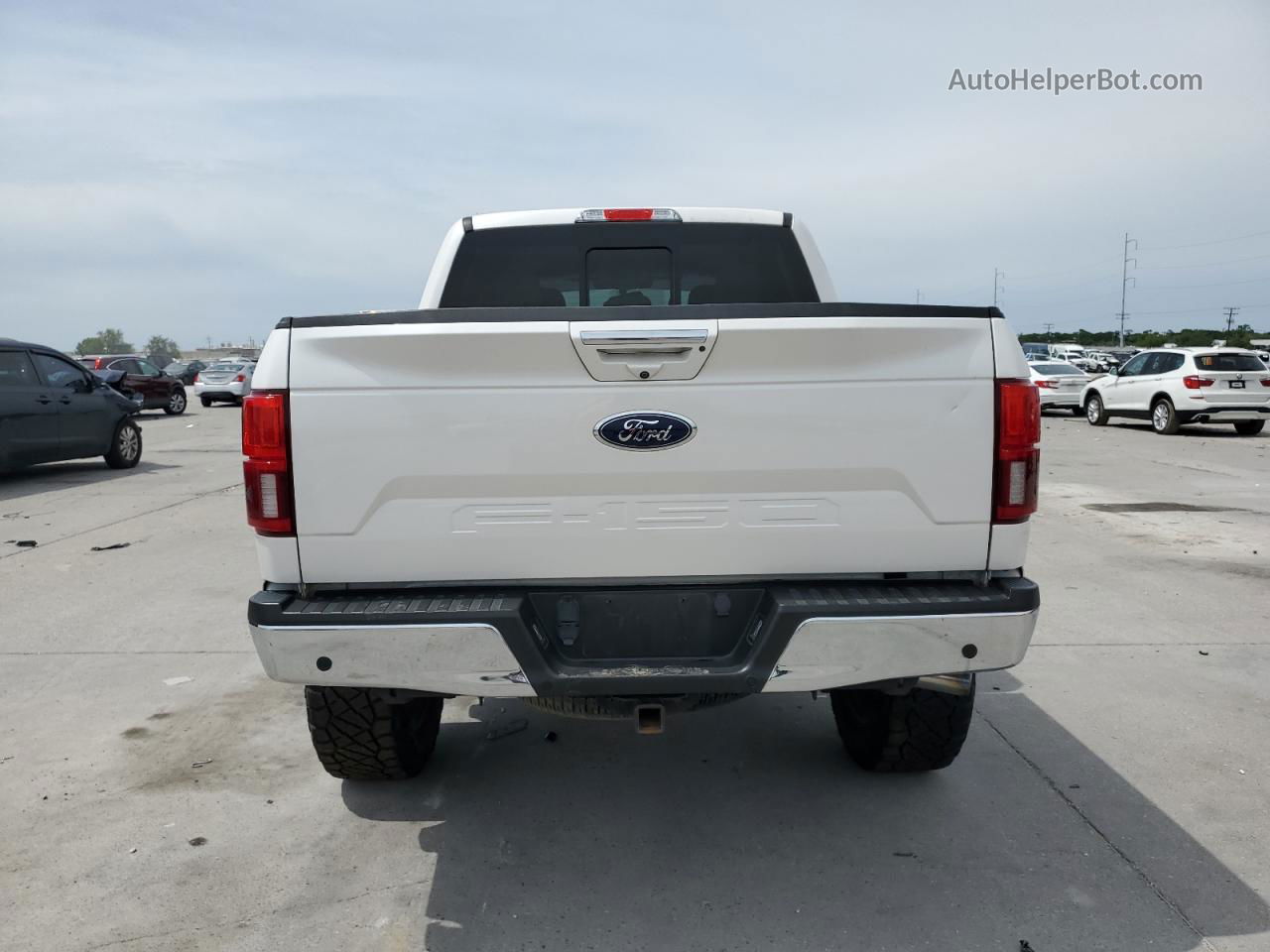 2018 Ford F150 Supercrew White vin: 1FTEW1E55JFC11014