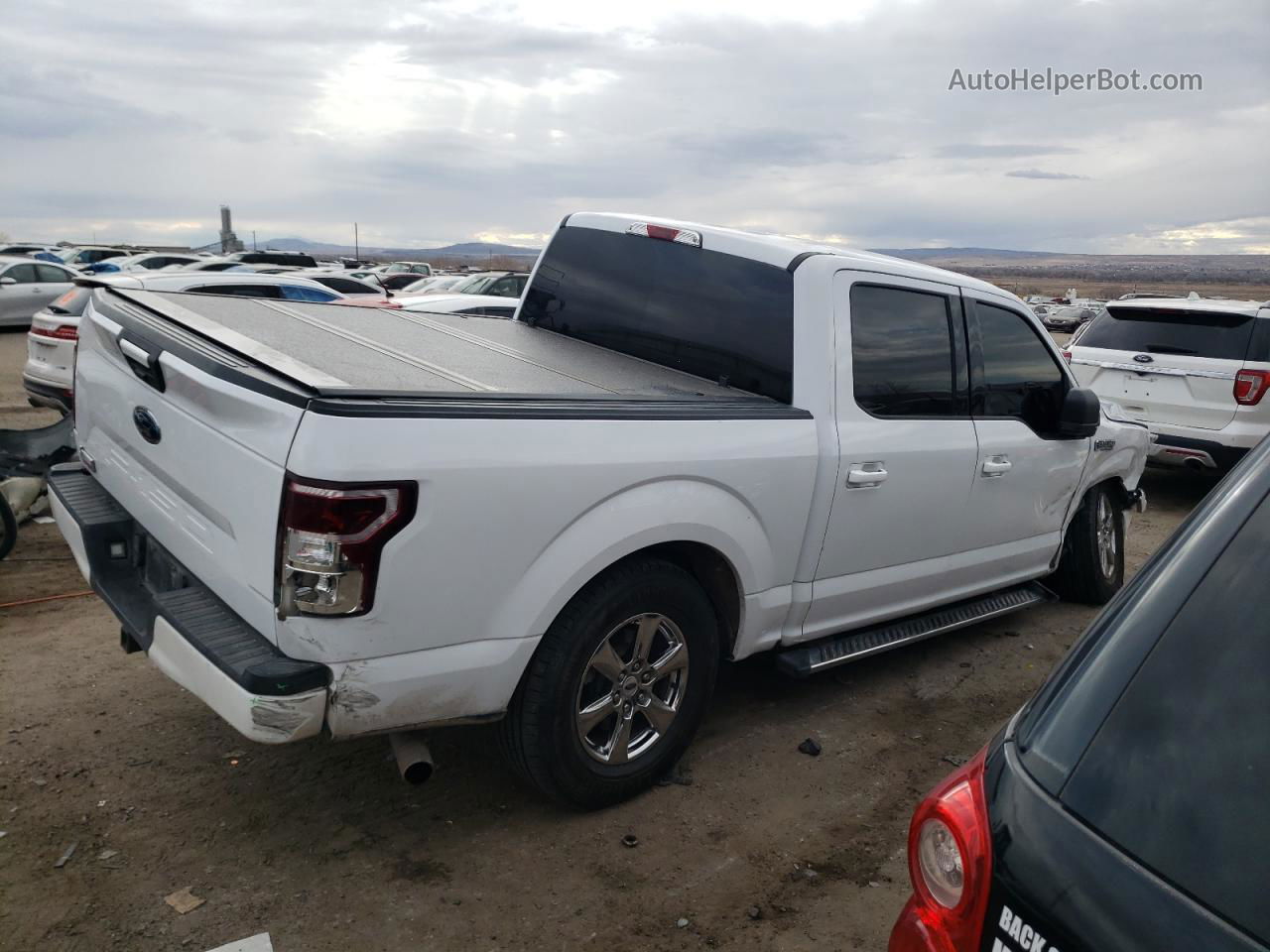 2018 Ford F150 Supercrew Белый vin: 1FTEW1E55JKD92476