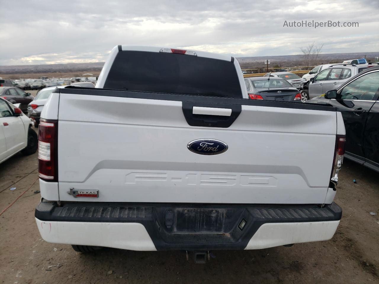 2018 Ford F150 Supercrew Белый vin: 1FTEW1E55JKD92476