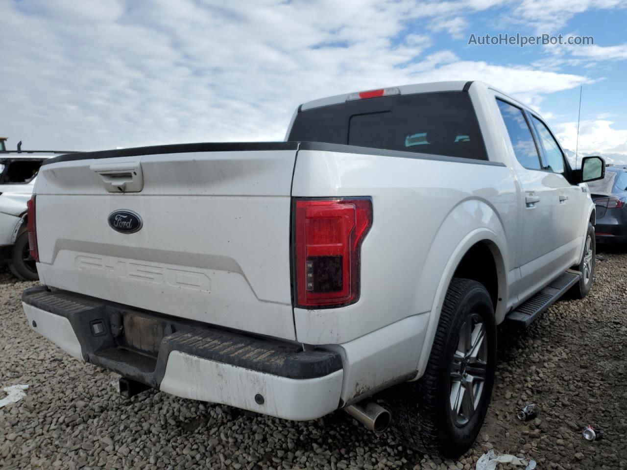 2018 Ford F150 Supercrew White vin: 1FTEW1E55JKE61361