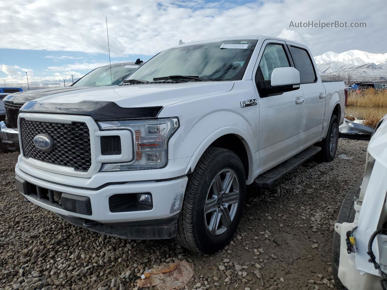 2018 Ford F150 Supercrew Белый vin: 1FTEW1E55JKE61361