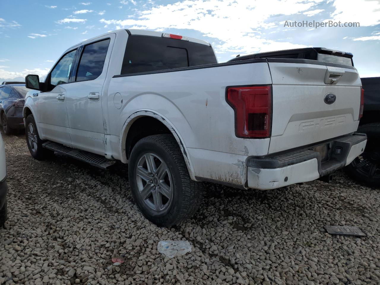 2018 Ford F150 Supercrew White vin: 1FTEW1E55JKE61361