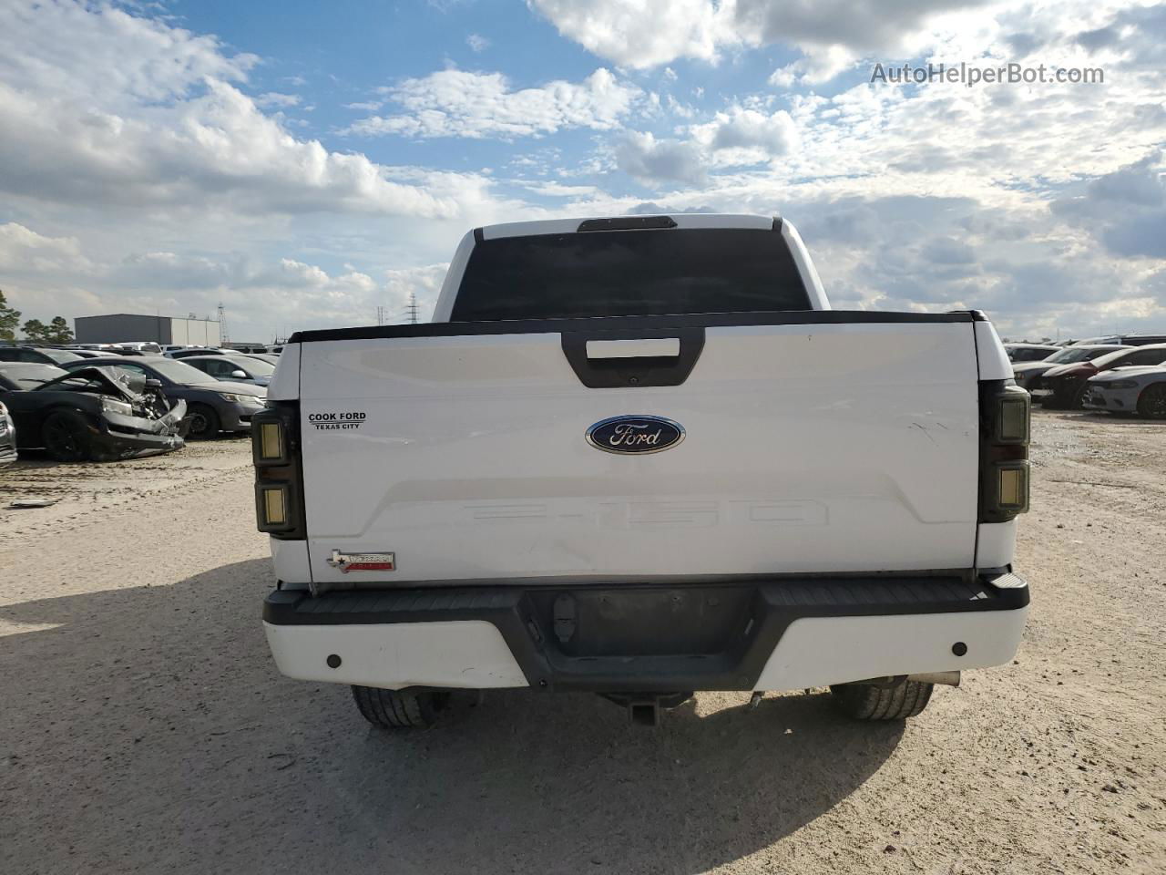 2018 Ford F150 Supercrew White vin: 1FTEW1E55JKF90930