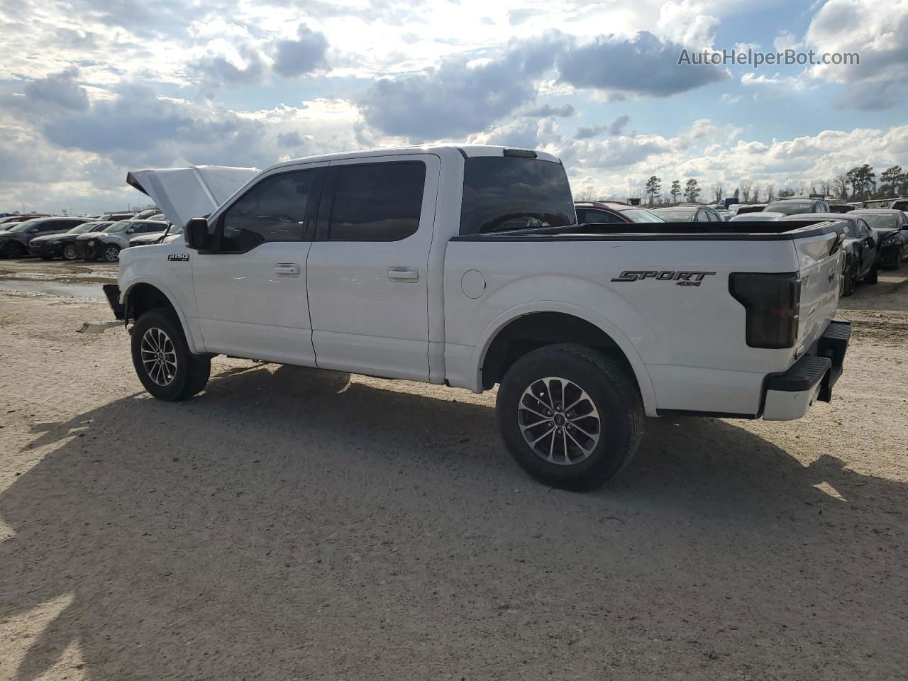 2018 Ford F150 Supercrew Белый vin: 1FTEW1E55JKF90930