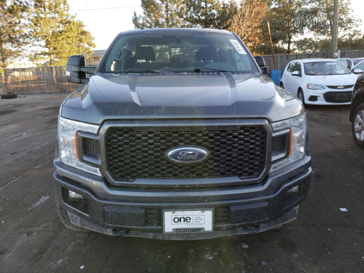 2019 Ford F150 Supercrew Gray vin: 1FTEW1E55KKC13077