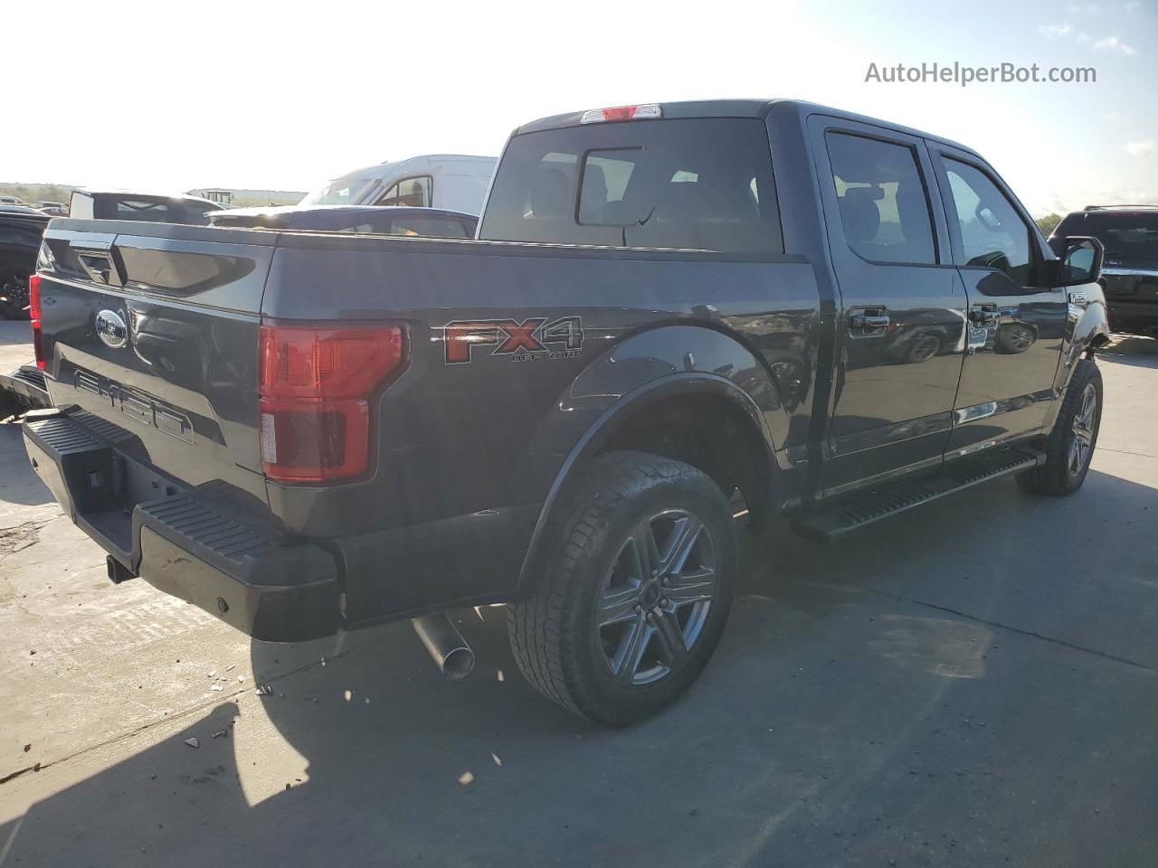 2019 Ford F150 Supercrew Gray vin: 1FTEW1E55KKC83615