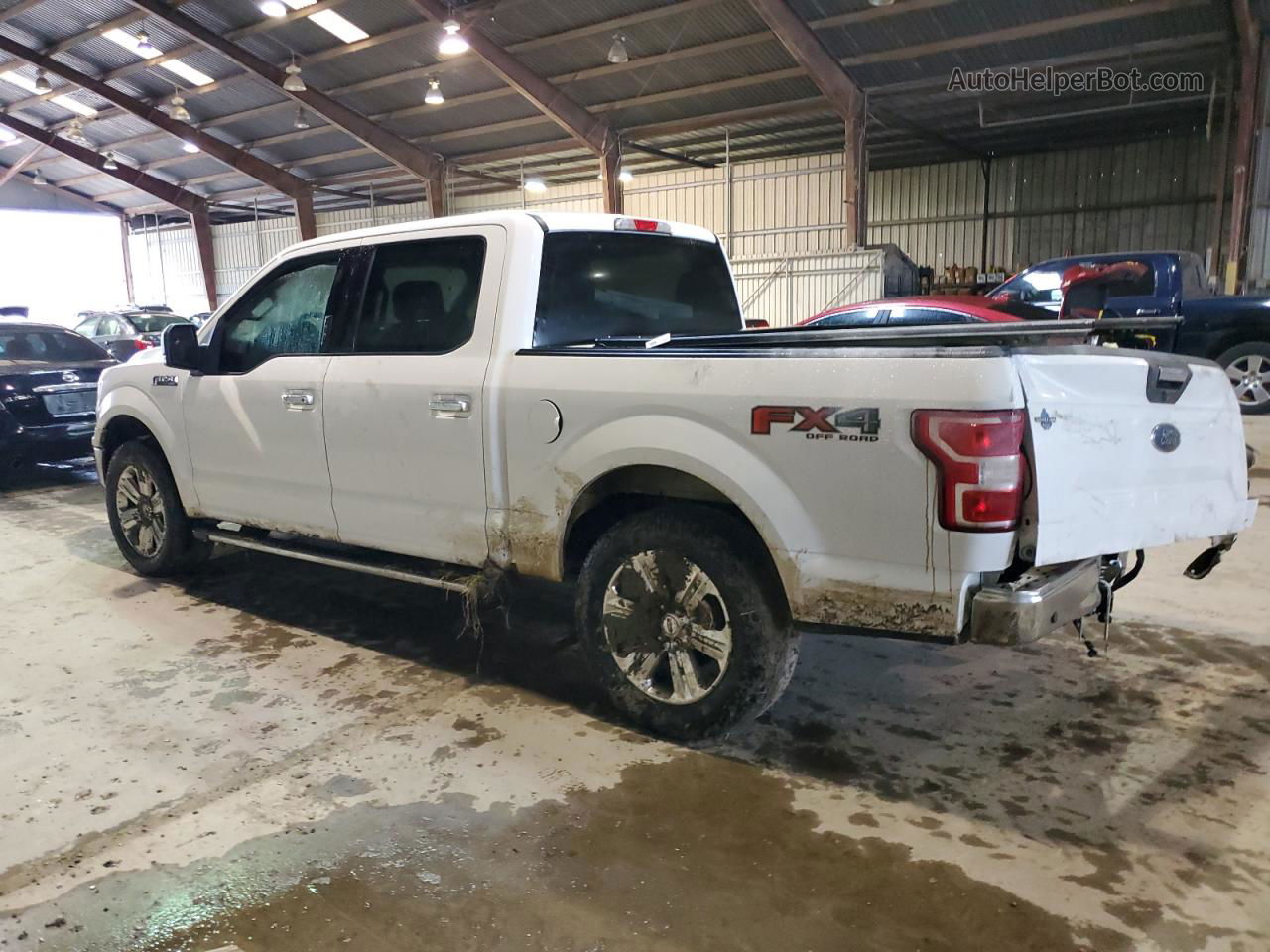 2019 Ford F150 Supercrew White vin: 1FTEW1E55KKF30499