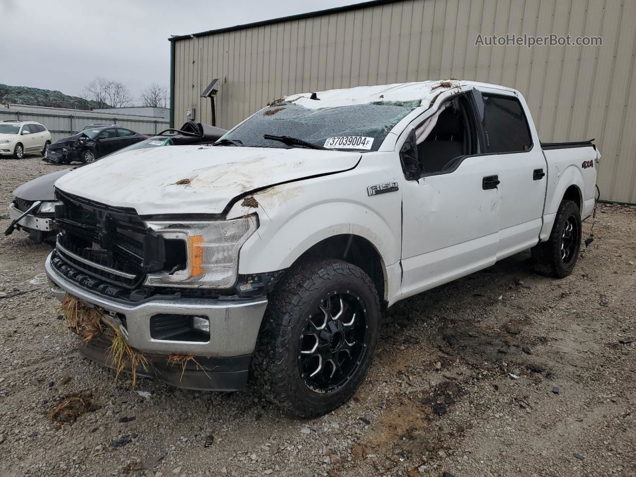 2020 Ford F150 Supercrew White vin: 1FTEW1E55LFB56020