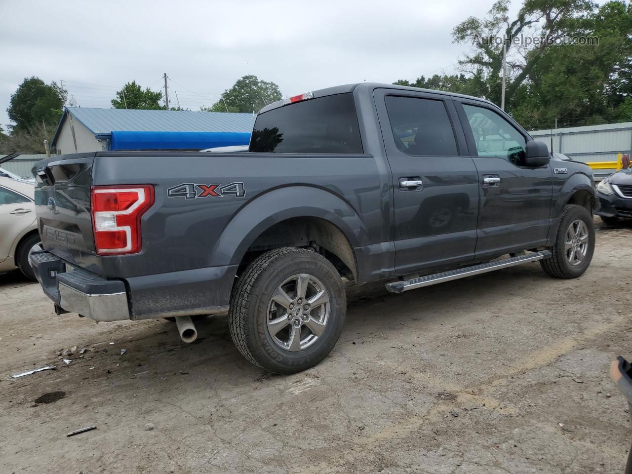 2020 Ford F150 Supercrew Gray vin: 1FTEW1E55LKD96689