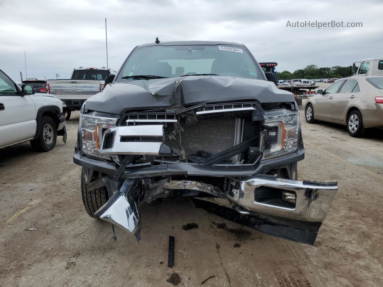 2020 Ford F150 Supercrew Gray vin: 1FTEW1E55LKD96689