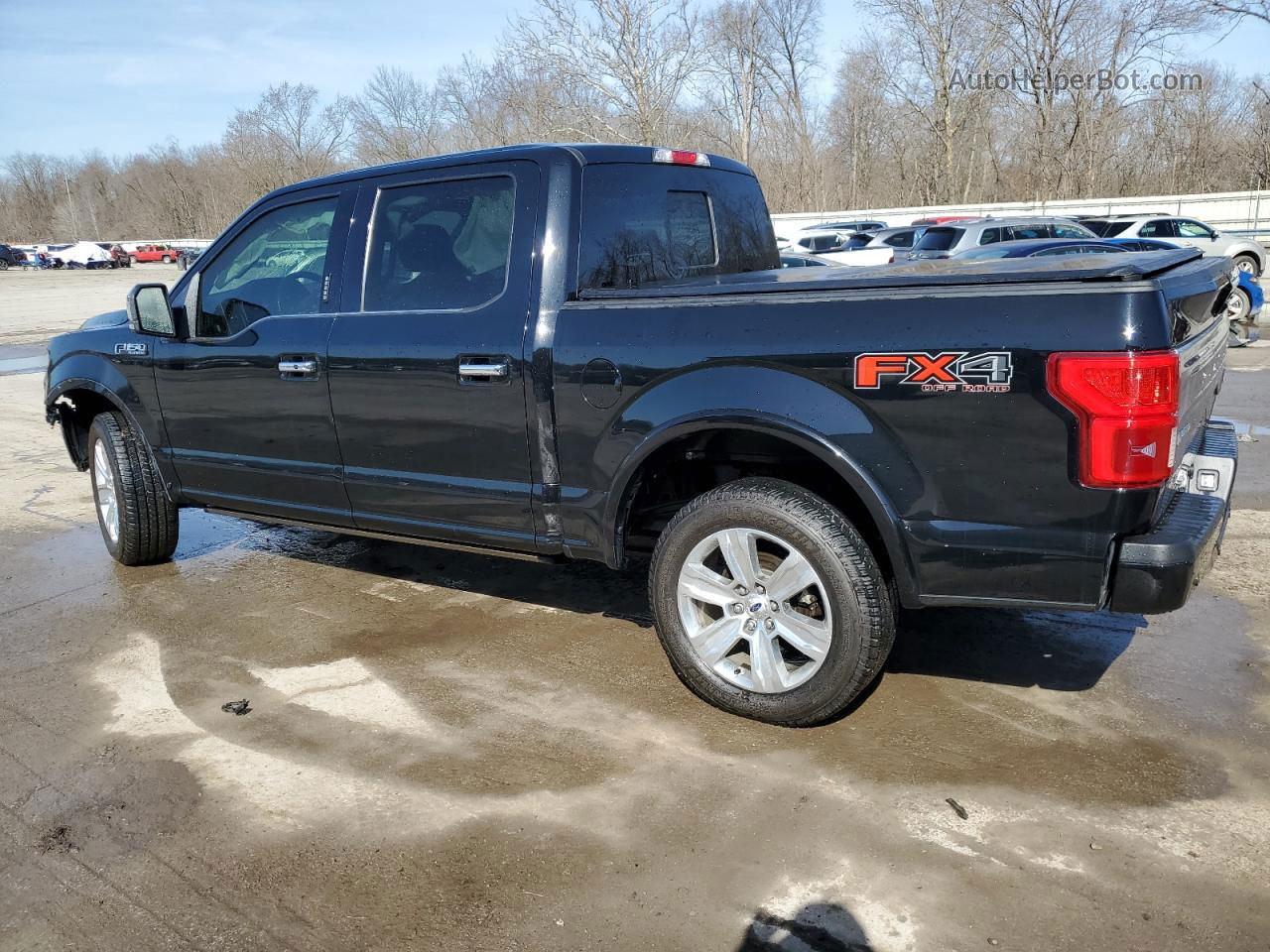 2018 Ford F150 Supercrew Black vin: 1FTEW1E56JFB44083