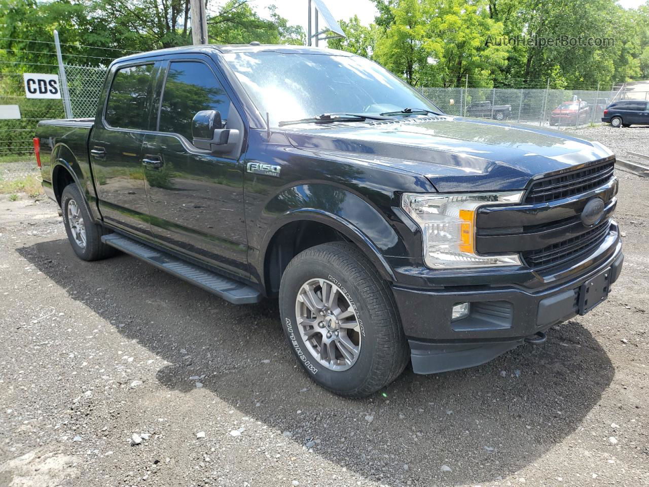 2018 Ford F150 Supercrew Black vin: 1FTEW1E56JKE05137