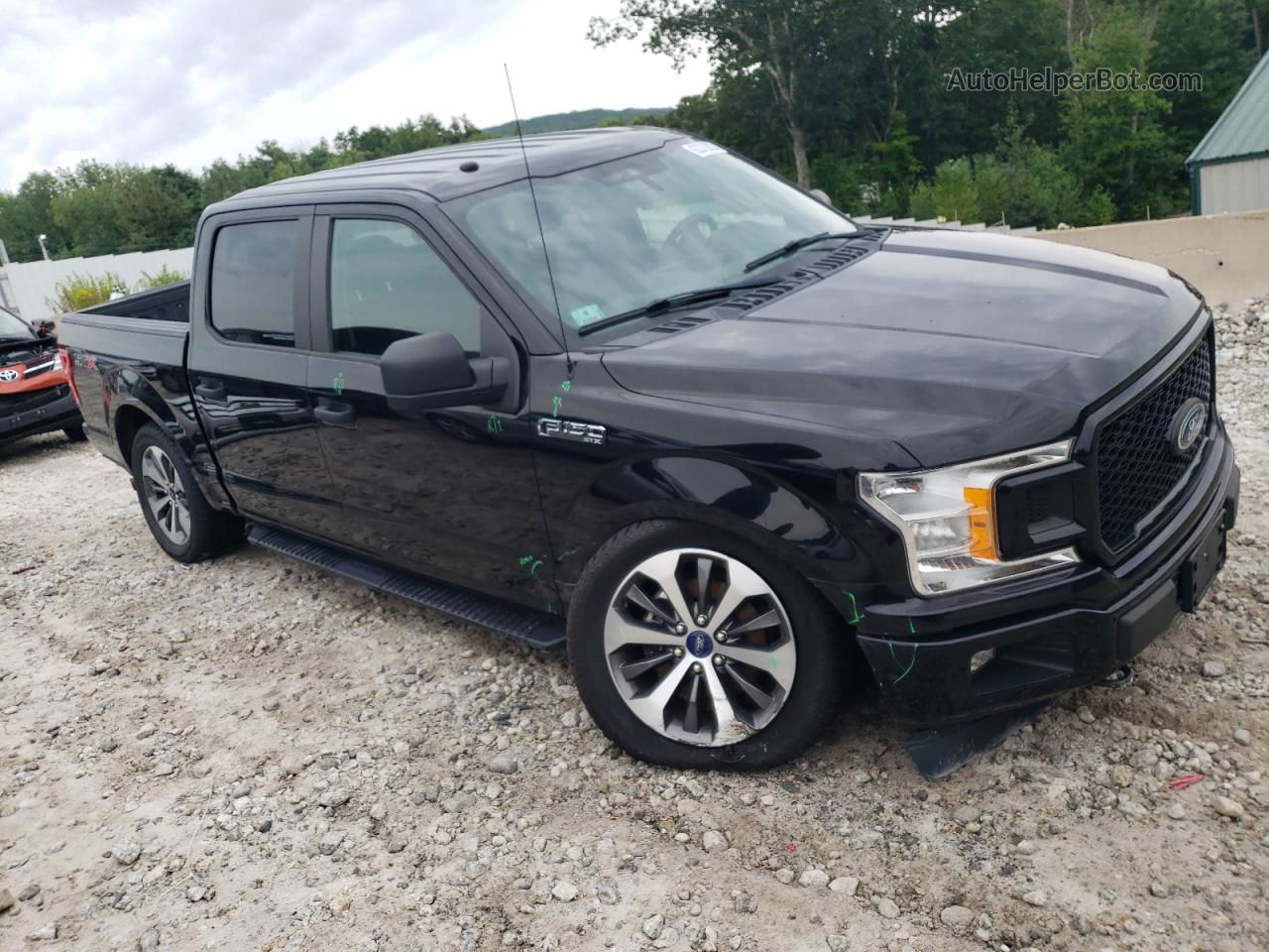 2019 Ford F150 Supercrew Black vin: 1FTEW1E56KFB74301