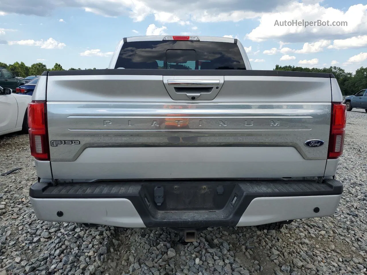 2019 Ford F150 Supercrew Silver vin: 1FTEW1E56KFD16243