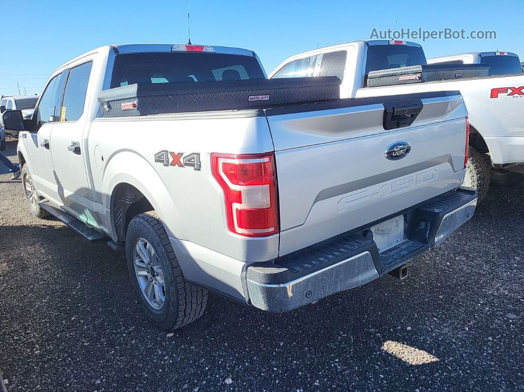 2019 Ford F150 Supercrew Серебряный vin: 1FTEW1E56KKD16296