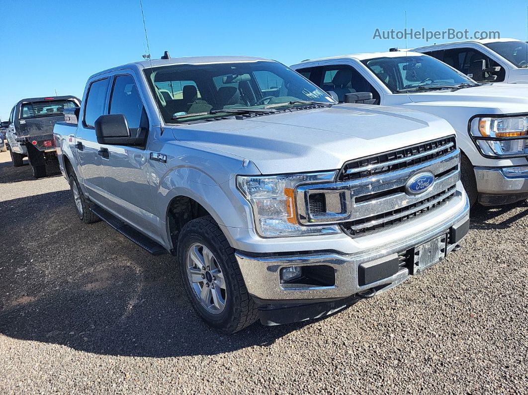 2019 Ford F-150 Xlt Silver vin: 1FTEW1E56KKD16296