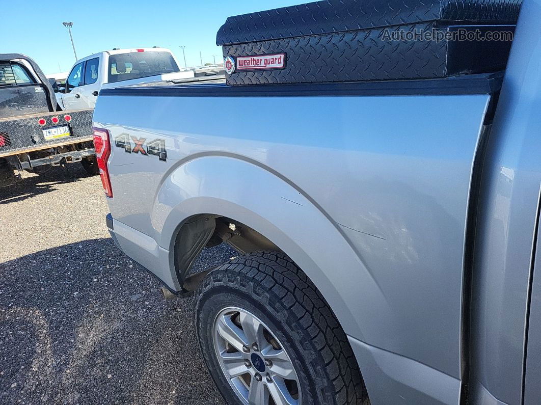 2019 Ford F-150 Xlt Silver vin: 1FTEW1E56KKD16296