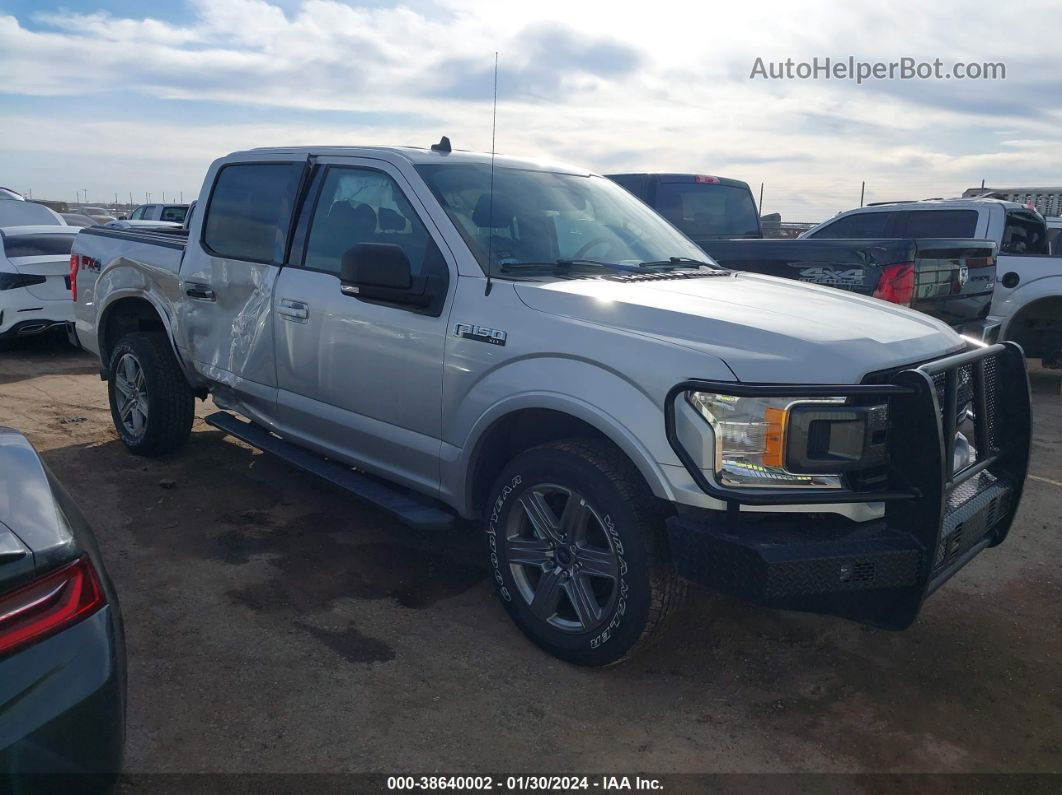 2019 Ford F-150 Xlt Silver vin: 1FTEW1E56KKE77778