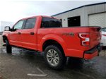 2018 Ford F150 Supercrew Red vin: 1FTEW1E57JFC51742