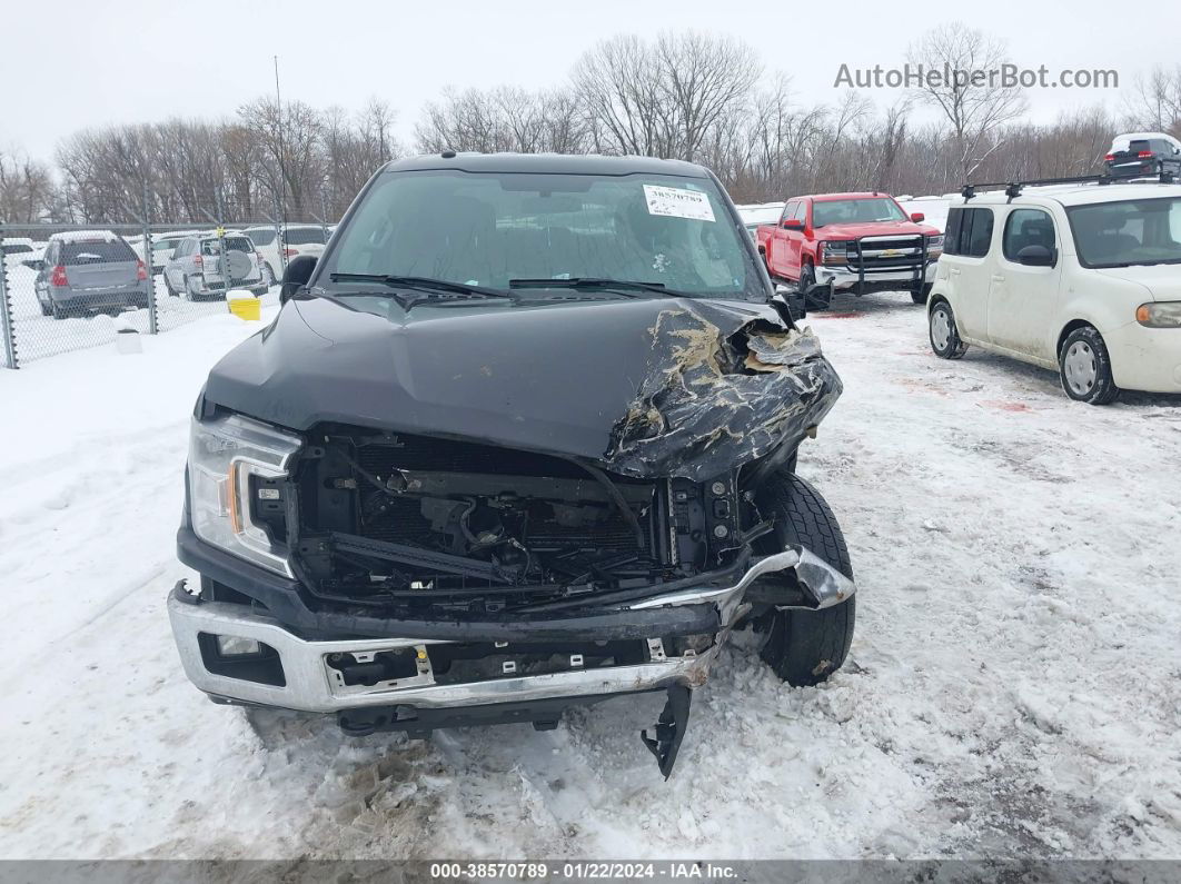 2018 Ford F-150 Xlt Black vin: 1FTEW1E57JKD85447