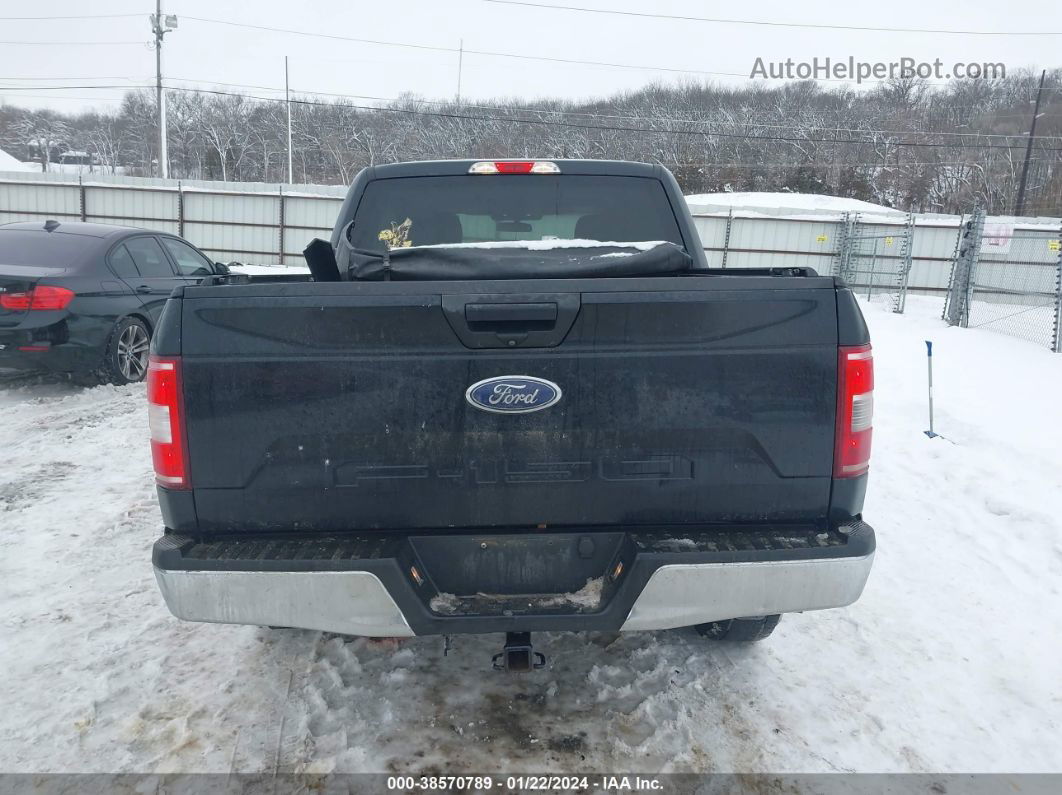 2018 Ford F-150 Xlt Black vin: 1FTEW1E57JKD85447