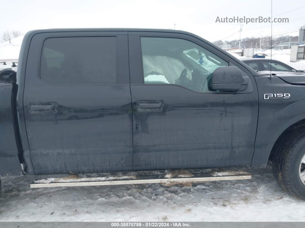 2018 Ford F-150 Xlt Black vin: 1FTEW1E57JKD85447