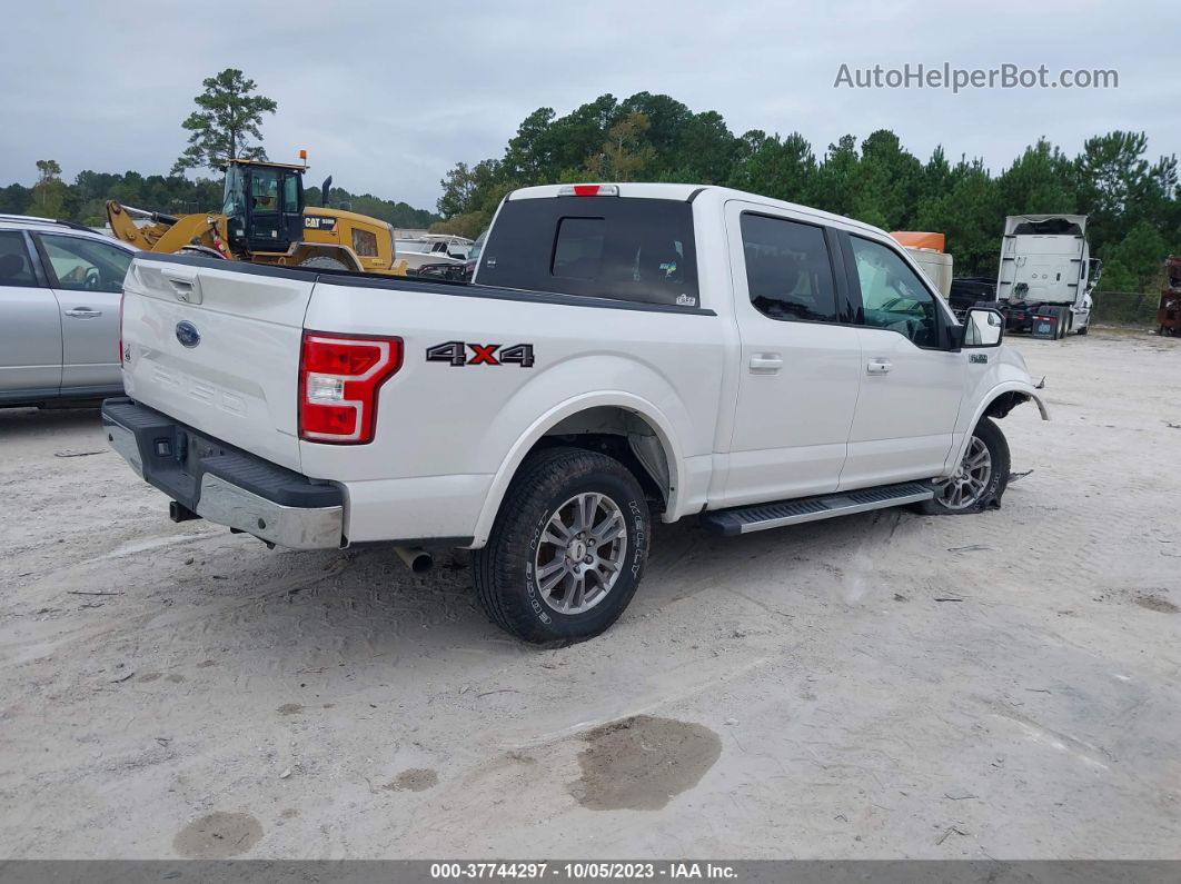 2019 Ford F-150 Lariat Белый vin: 1FTEW1E57KFC01988