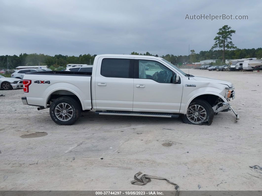 2019 Ford F-150 Lariat Белый vin: 1FTEW1E57KFC01988