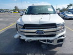 2019 Ford F-150 Lariat White vin: 1FTEW1E57KFC01988