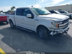 2019 Ford F-150 Lariat White vin: 1FTEW1E57KFC01988