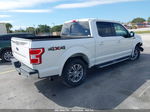 2019 Ford F-150 Lariat White vin: 1FTEW1E57KFC01988