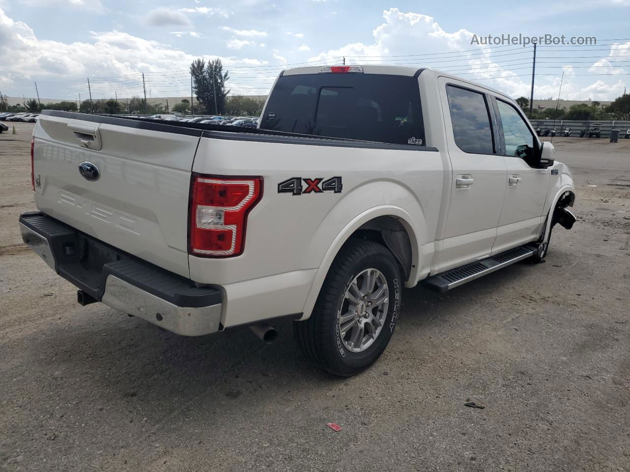 2019 Ford F150 Supercrew Белый vin: 1FTEW1E57KFC01988