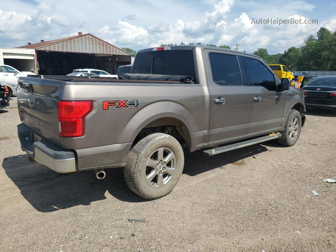 2019 Ford F150 Supercrew Brown vin: 1FTEW1E57KFC29497