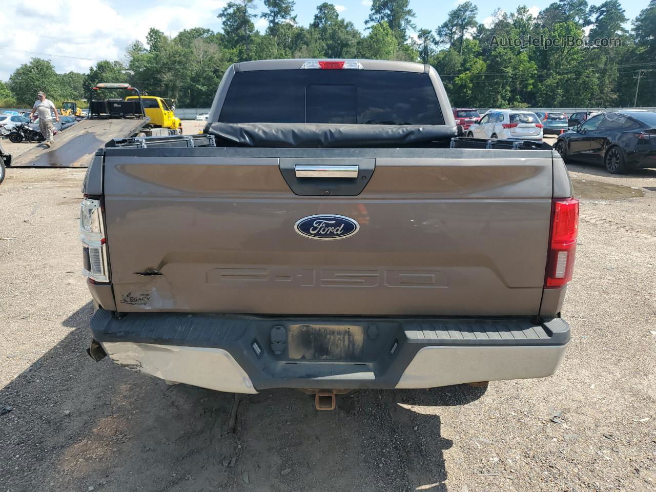 2019 Ford F150 Supercrew Brown vin: 1FTEW1E57KFC29497